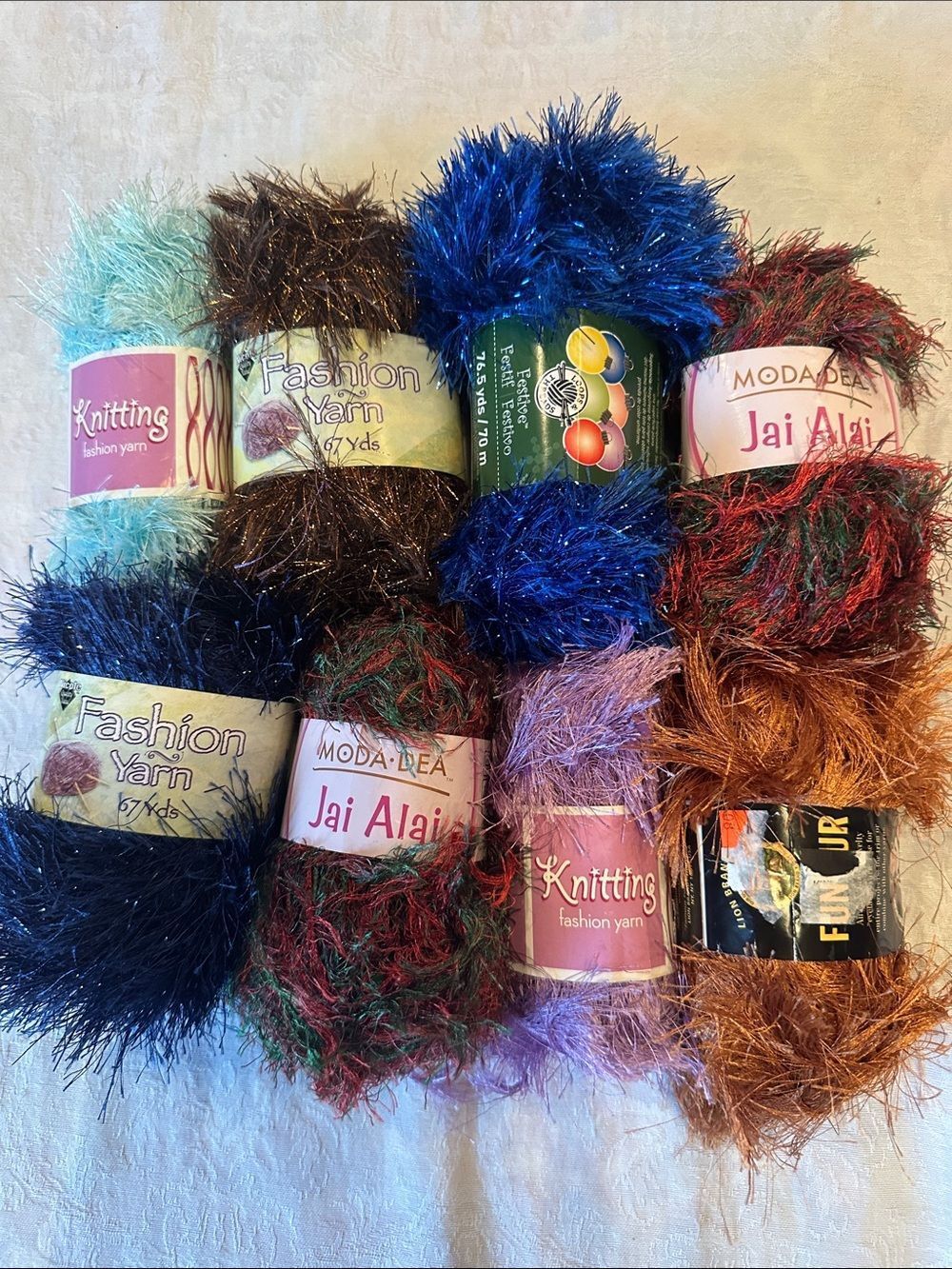 Yarn Bundle Fun Fur Eyelash Festive Faux Fur Party Trim